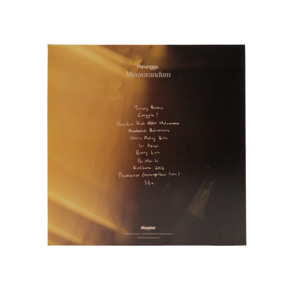 PERUNGGU – MEMORANDUM 12″